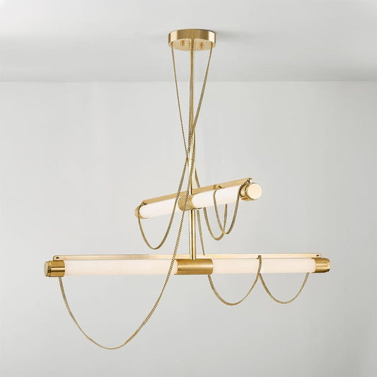 Corbett Lighting Lariat 48" Wide LED Linear Chandelier