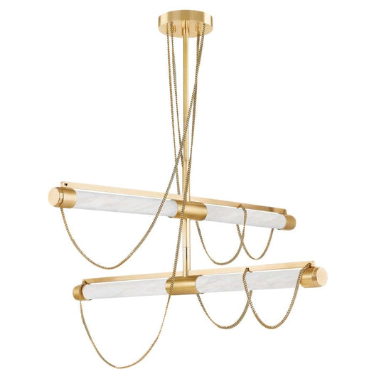 Corbett Lighting Lariat 48" Wide LED Linear Chandelier