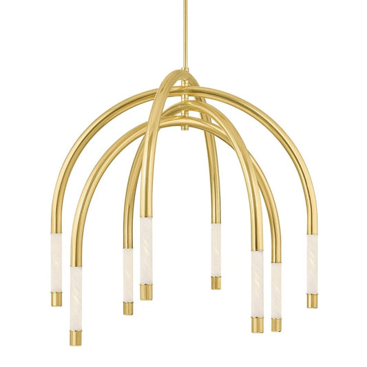 Corbett Lighting Zeme 48" Wide LED Abstract Chandelier
