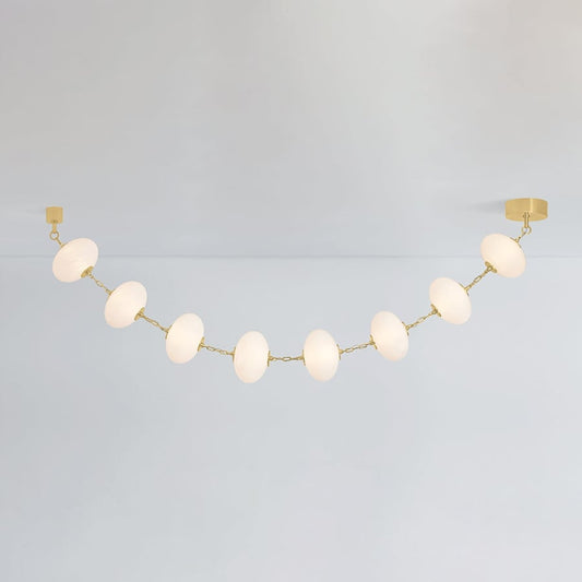 Corbett Lighting Nephele 99" Wide Linear Pendant