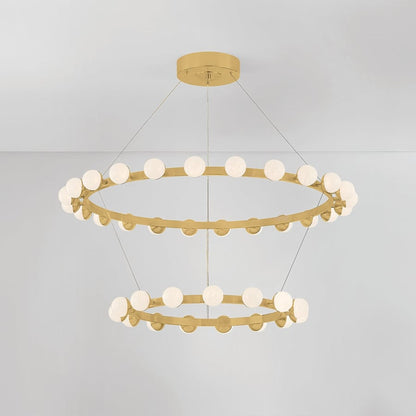 Corbett Lighting Linus 46" Wide Ring Chandelier
