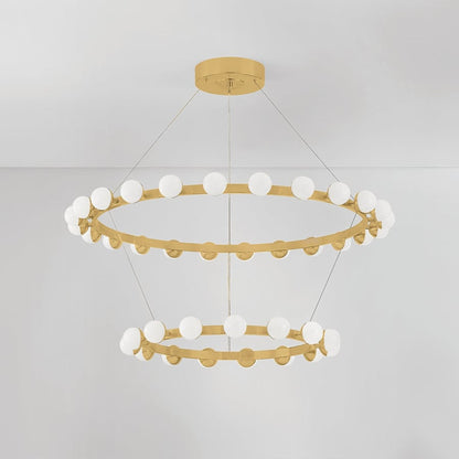 Corbett Lighting Linus 46" Wide Ring Chandelier