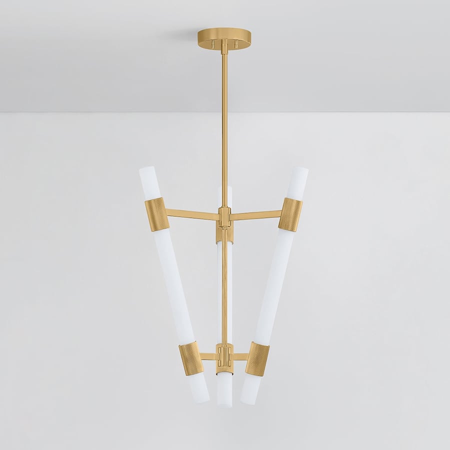 Corbett Lighting Krakow 22" Wide LED Pendant with Cloud Glass Shades