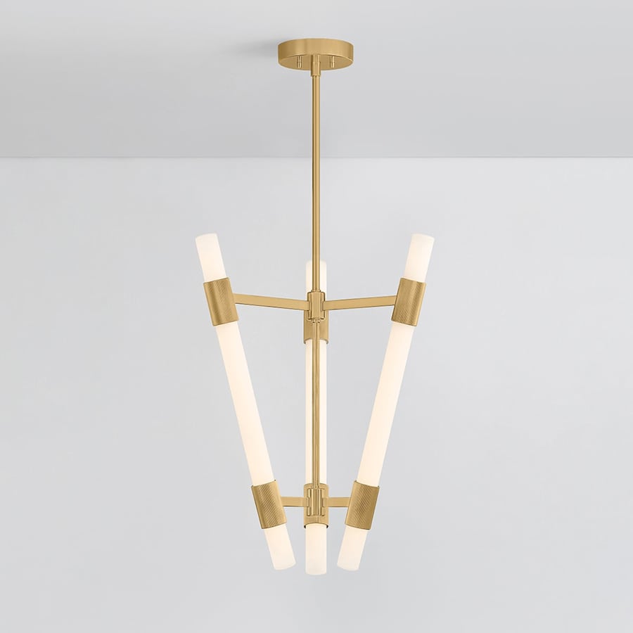 Corbett Lighting Krakow 22" Wide LED Pendant with Cloud Glass Shades