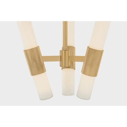Corbett Lighting Krakow 22" Wide LED Pendant with Cloud Glass Shades