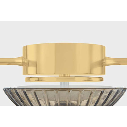 Corbett Lighting Birmingham 40" Tall LED Wall Sconce with Piastra Glass Shades