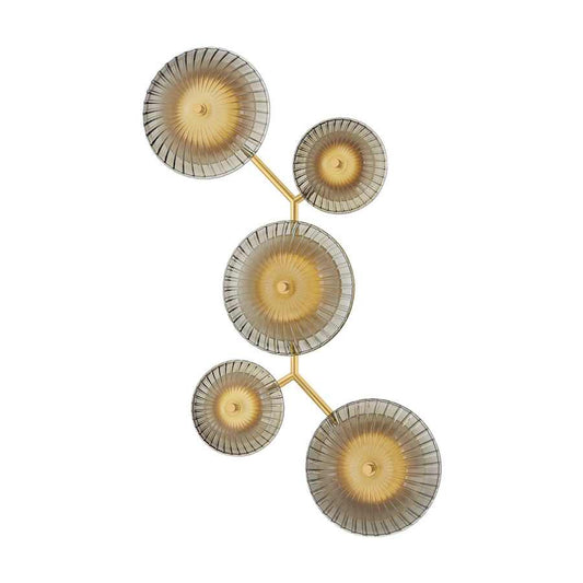 Corbett Lighting Birmingham 40" Tall LED Wall Sconce with Piastra Glass Shades