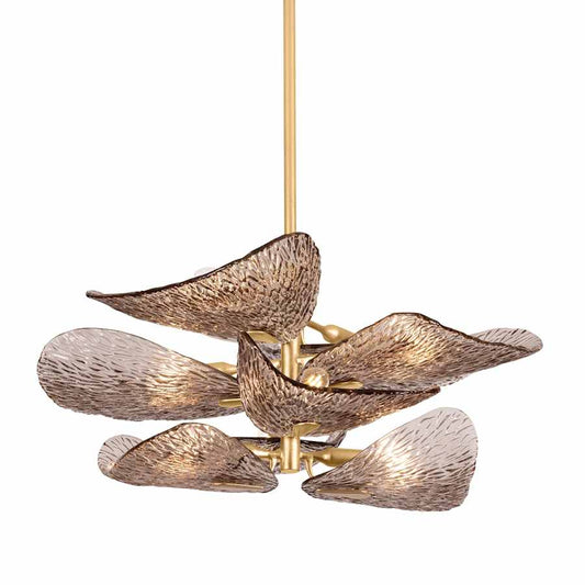 Corbett Lighting Cardiff 8 Light 28" Wide Abstract Chandelier