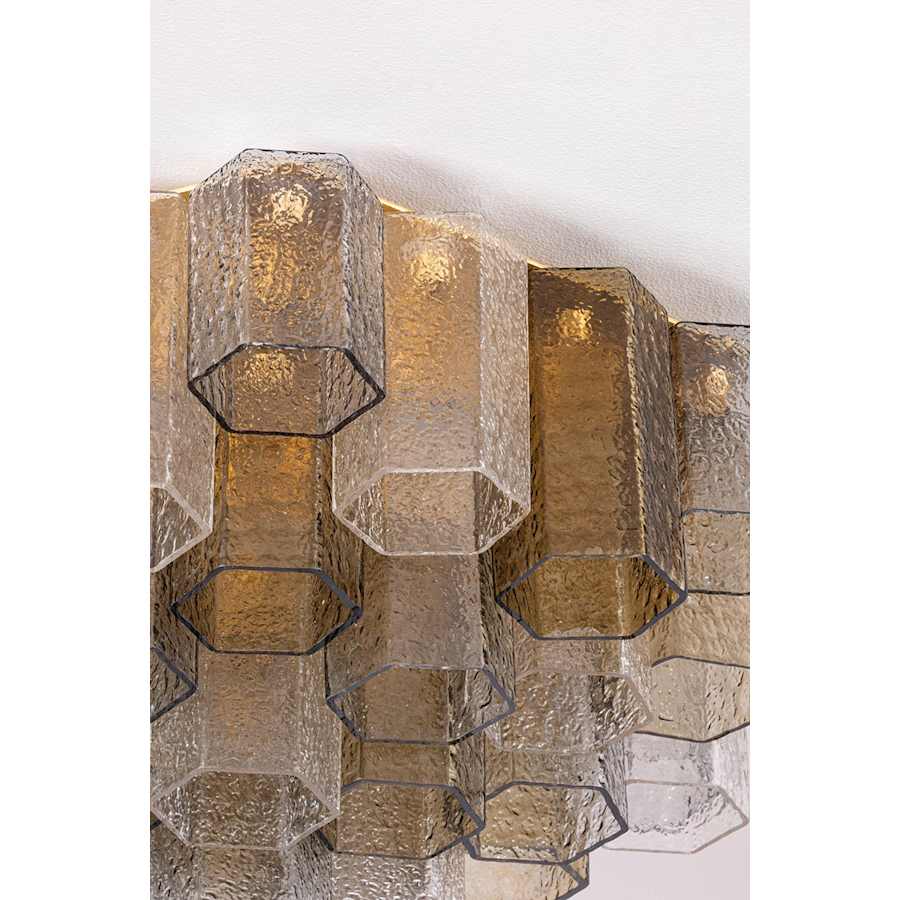 Corbett Lighting Helsinki 6 Light 26" Wide Flush Mount Waterfall Ceiling Fixture