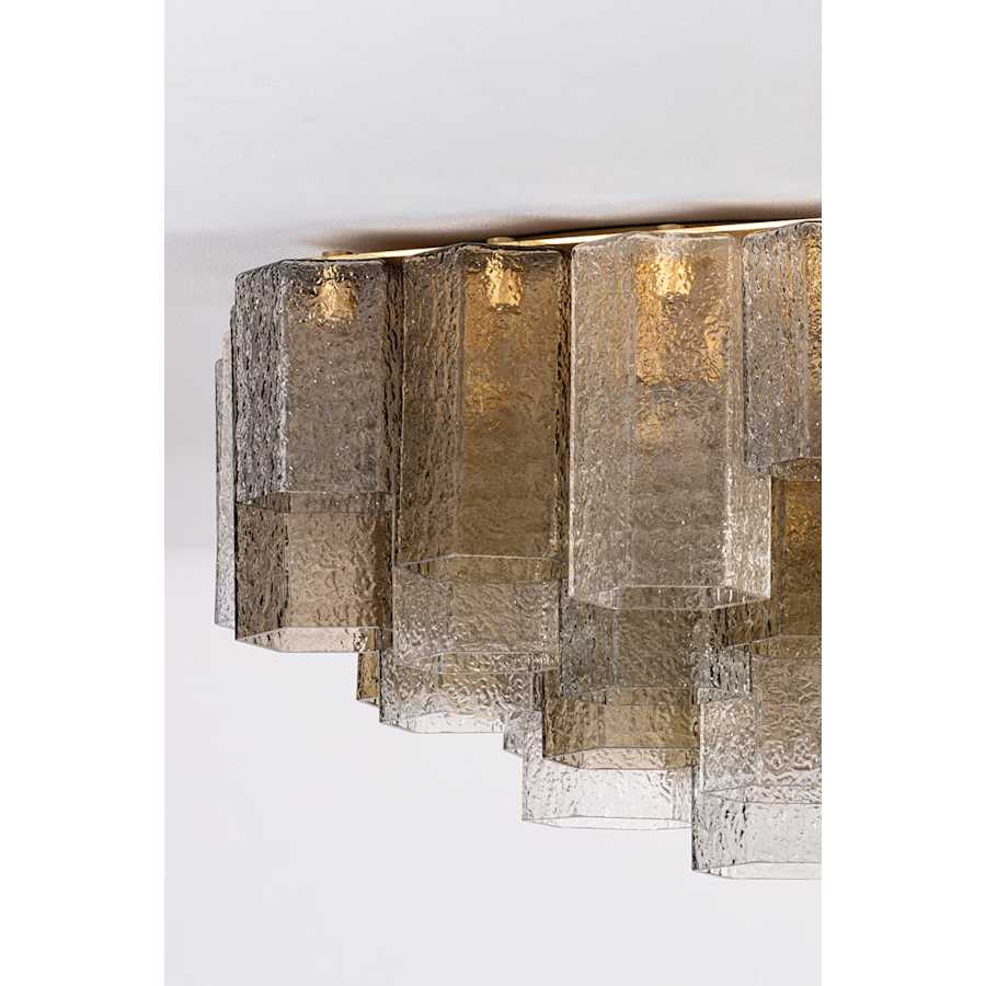 Corbett Lighting Helsinki 6 Light 26" Wide Flush Mount Waterfall Ceiling Fixture