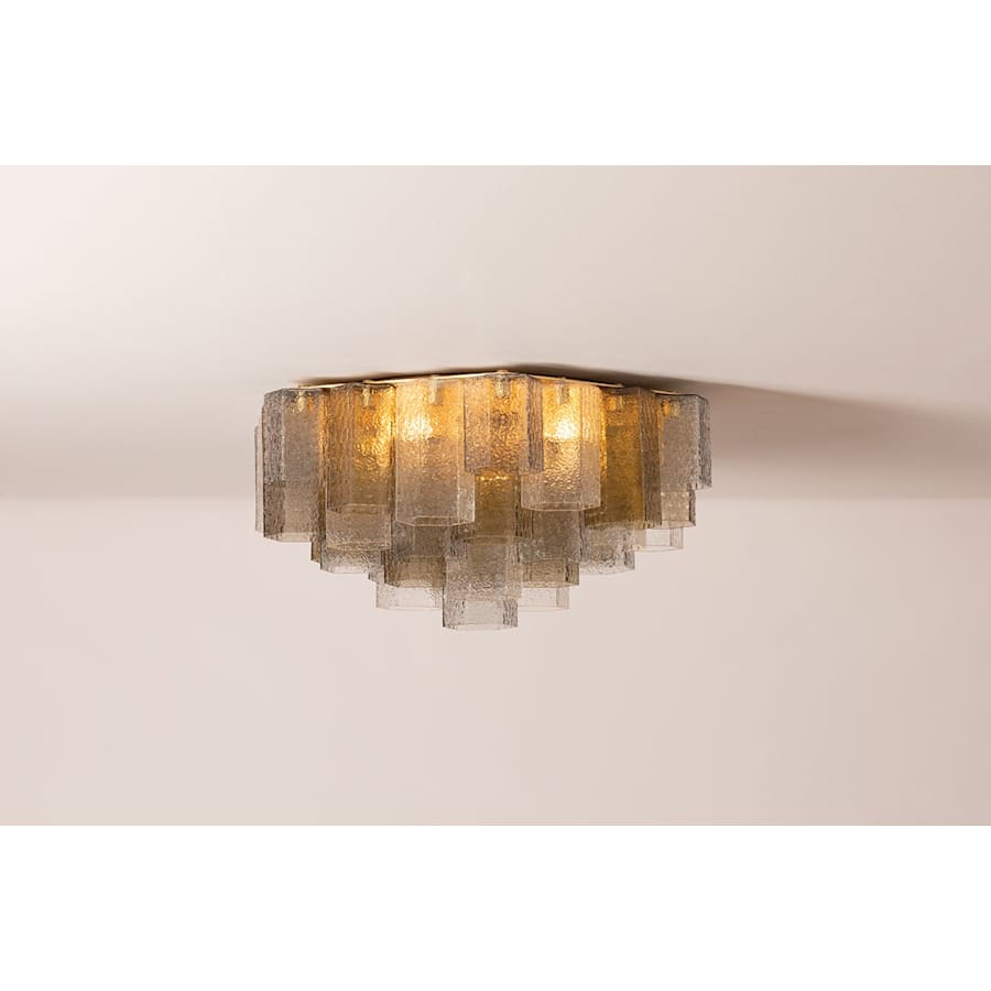 Corbett Lighting Helsinki 6 Light 26" Wide Flush Mount Waterfall Ceiling Fixture
