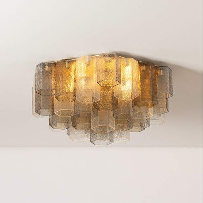 Corbett Lighting Helsinki 6 Light 26" Wide Flush Mount Waterfall Ceiling Fixture