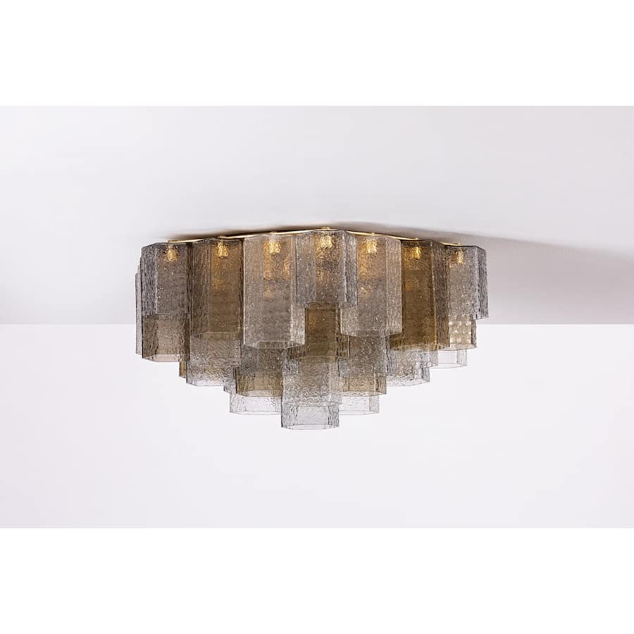 Corbett Lighting Helsinki 6 Light 26" Wide Flush Mount Waterfall Ceiling Fixture