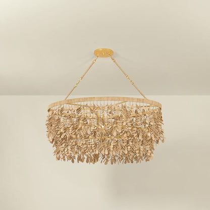 Corbett Lighting Naxos 9 Light 20" Wide Waterfall Chandelier with Hanging Coco Shells