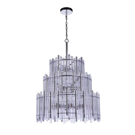 Craftmade Reveal 13 Light 28" Wide Waterfall Chandelier