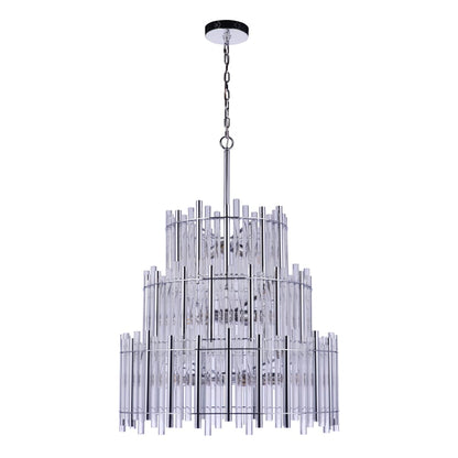 Craftmade Reveal 13 Light 28" Wide Waterfall Chandelier
