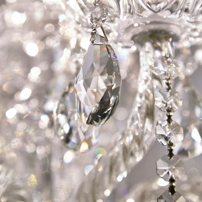 Crystorama Lighting Group Traditional Crystal 12 Light 31" Wide Crystal Chandelier with Swarovski Spectra Crystal Accents