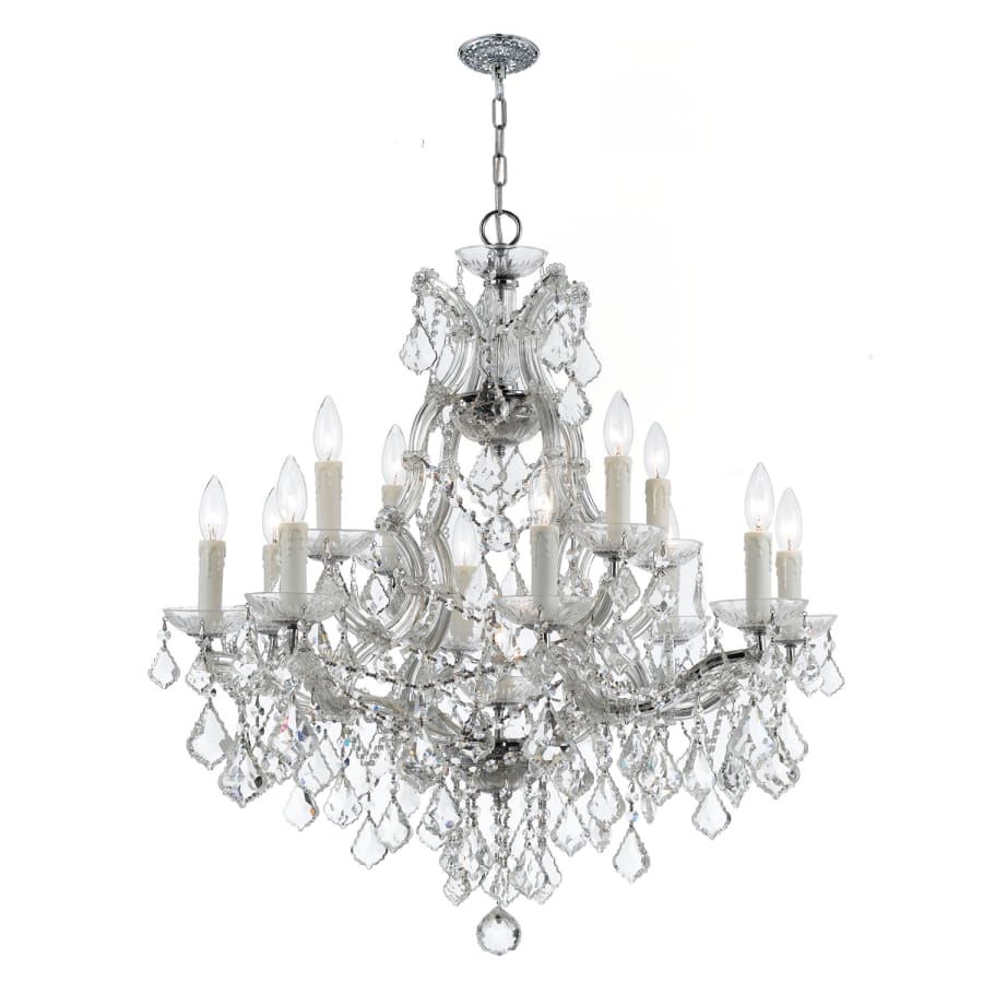 Crystorama Lighting Group Maria Theresa 13 Light 29" Wide Crystal Chandelier with Swarovski Spectra Crystal Accents