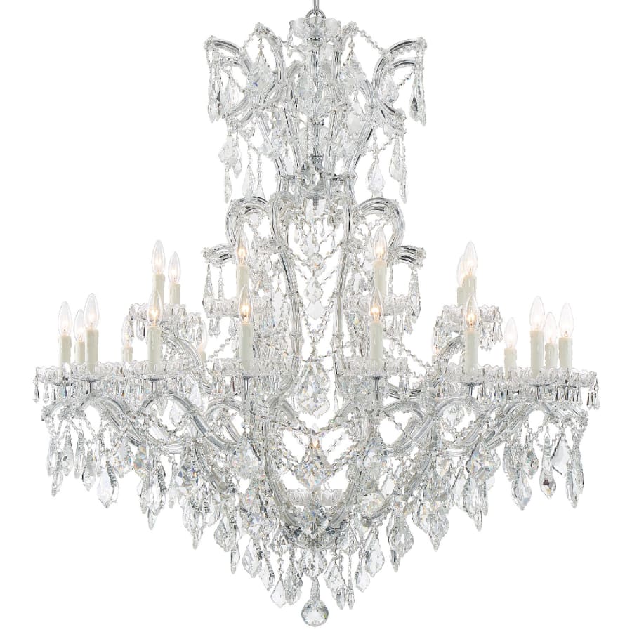 Crystorama Lighting Group Maria Theresa 25 Light 46" Wide Crystal Chandelier with Swarovski Spectra Crystal Accents