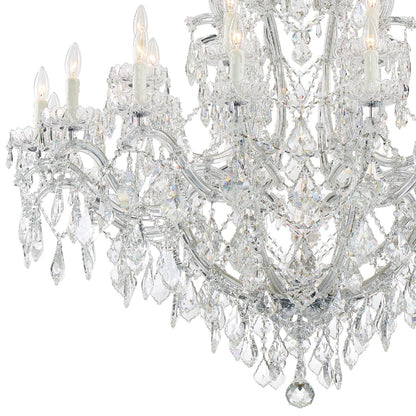Crystorama Lighting Group Maria Theresa 25 Light 46" Wide Crystal Chandelier with Swarovski Spectra Crystal Accents