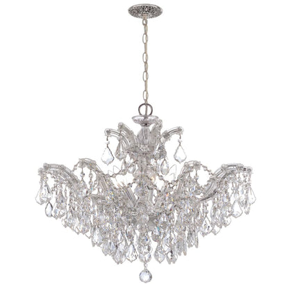 Crystorama Lighting Group Maria Theresa 6 Light 27" Wide Crystal Chandelier with Swarovski Strass Crystal Accents