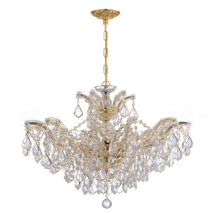 Crystorama Lighting Group Maria Theresa 6 Light 27" Wide Crystal Chandelier with Swarovski Strass Crystal Accents