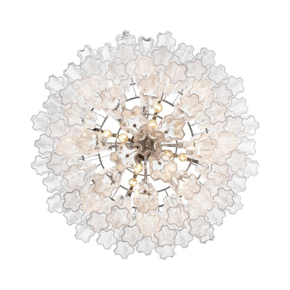 Crystorama Lighting Group Addis 16 Light 32" Wide Waterfall Chandelier with Clear Glass Shades