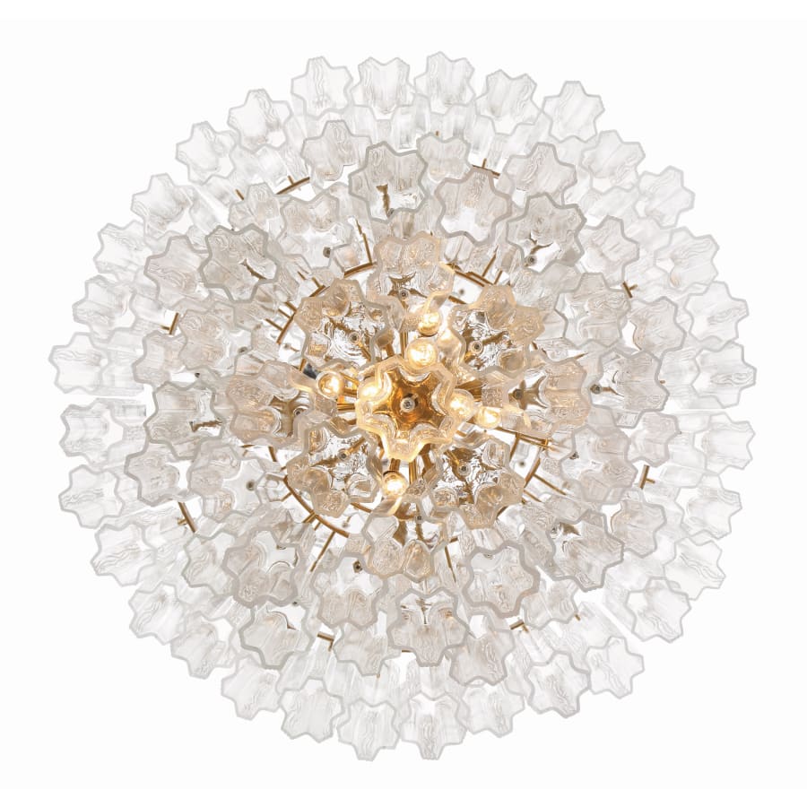 Crystorama Lighting Group Addis 20 Light 31" Wide Crystal Waterfall Chandelier with Clear Crystal Shades