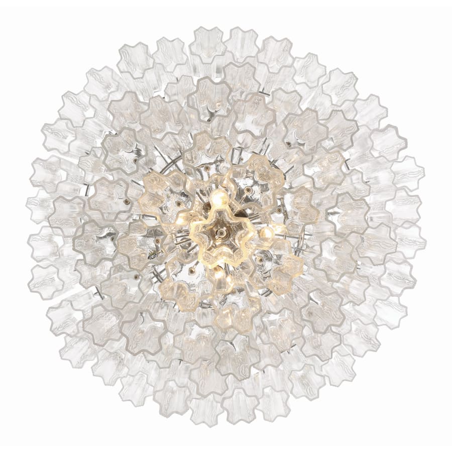 Crystorama Lighting Group Addis 20 Light 31" Wide Crystal Waterfall Chandelier with Clear Crystal Shades