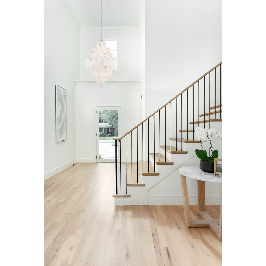 Crystorama Lighting Group Addis 20 Light 31" Wide Crystal Waterfall Chandelier with White Crystal Shades