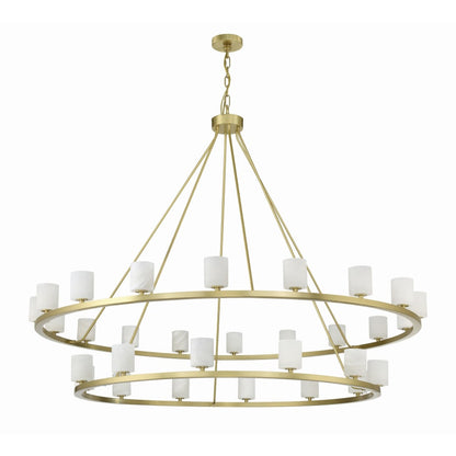 Crystorama Lighting Group Aragon 30 Light 59" Wide LED Ring Chandelier