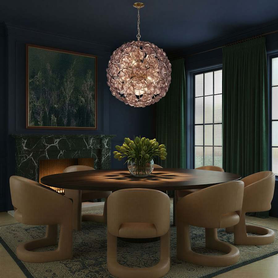 Crystorama Lighting Group Esme 12 Light 28" Wide Globe Chandelier