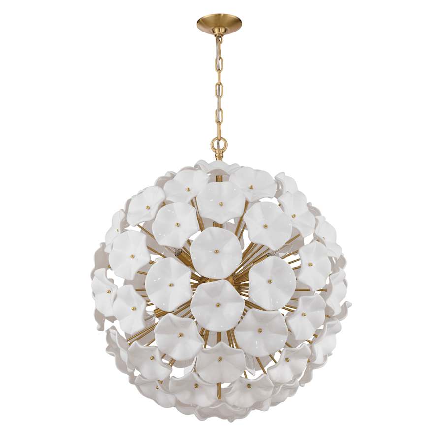 Crystorama Lighting Group Esme 12 Light 28" Wide Globe Chandelier