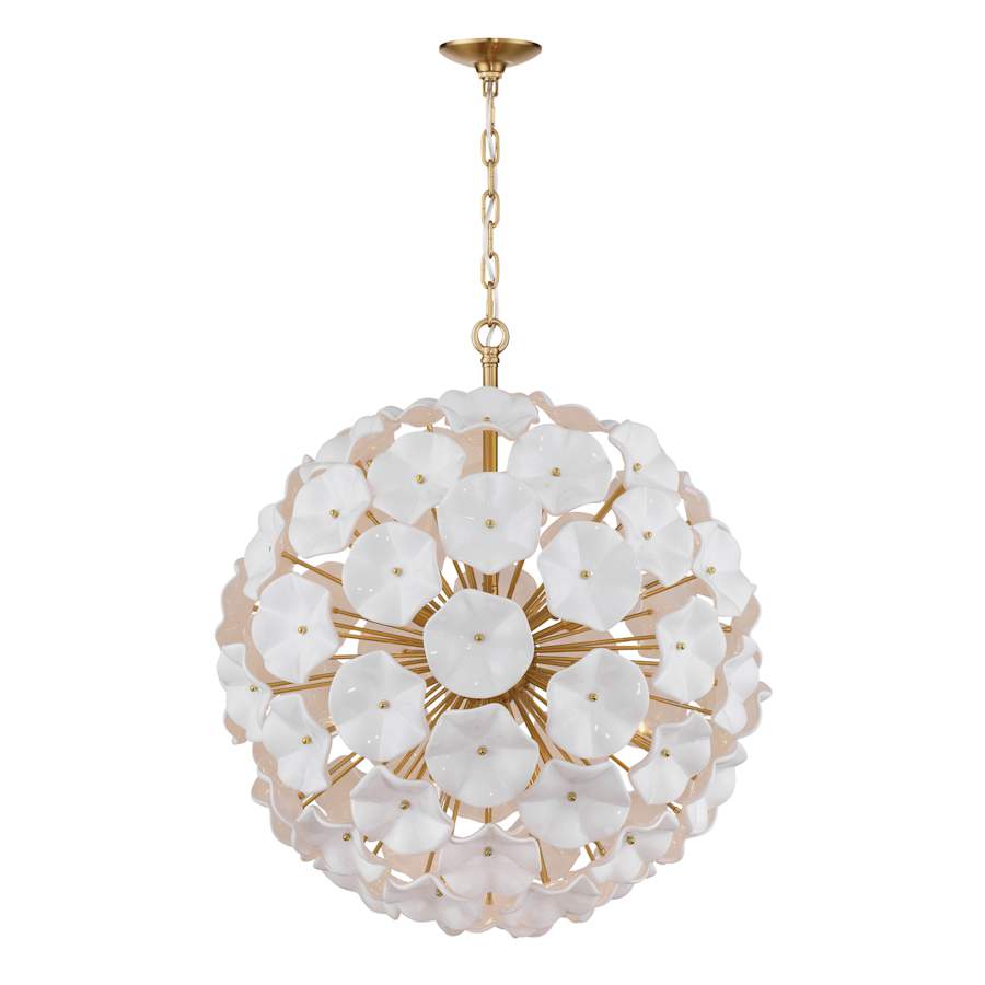 Crystorama Lighting Group Esme 12 Light 28" Wide Globe Chandelier