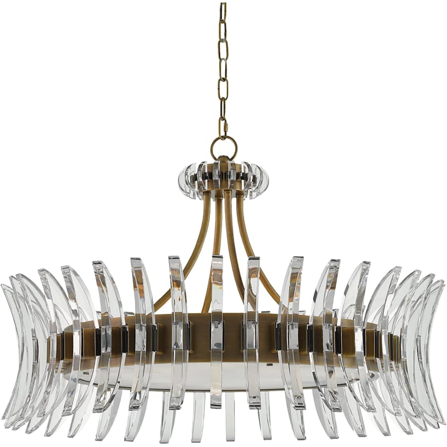 Currey and Company Coquette 8 Light 29" Wide Chandelier