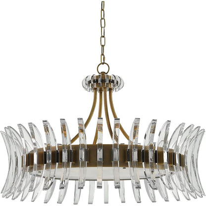 Currey and Company Coquette 8 Light 29" Wide Chandelier