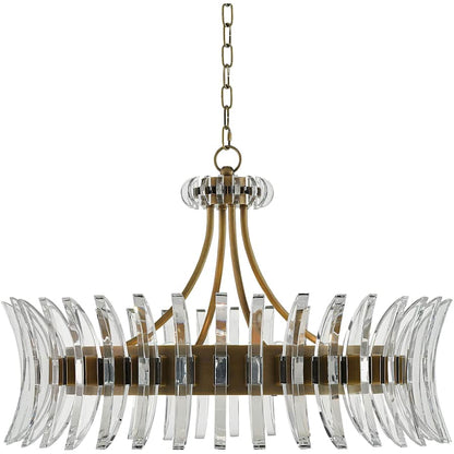 Currey and Company Coquette 8 Light 29" Wide Chandelier