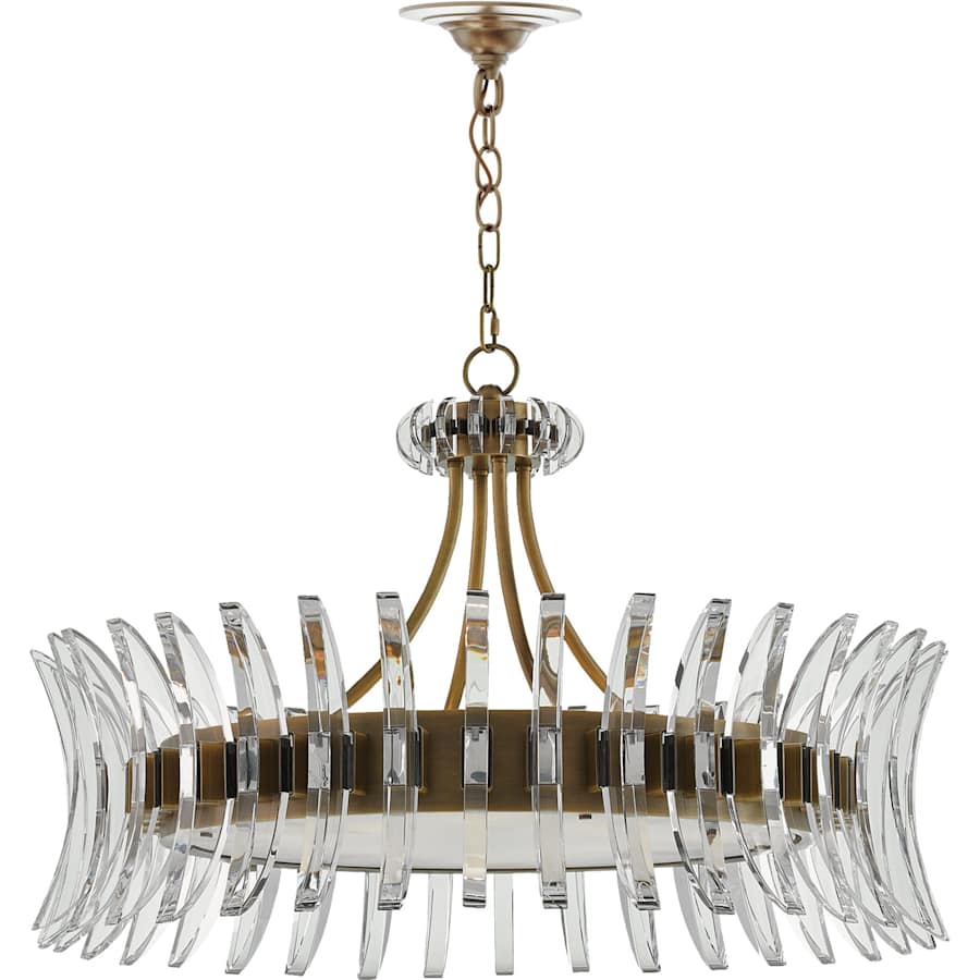 Currey and Company Coquette 8 Light 29" Wide Chandelier