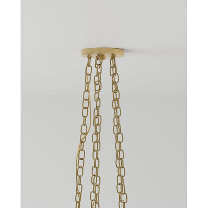 Currey and Company Forest Light 62" Wide 10 Light Wrought Iron Chandelier with Crystal Accents
