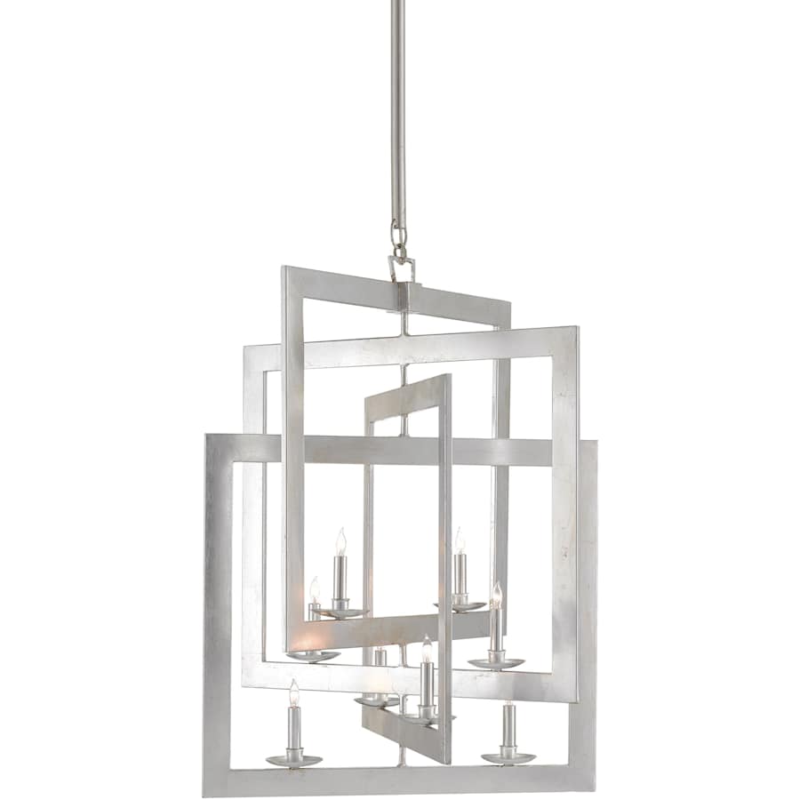 Currey and Company Middleton 8 Light 28" Wide 3 Tier Candle Style Chandelier