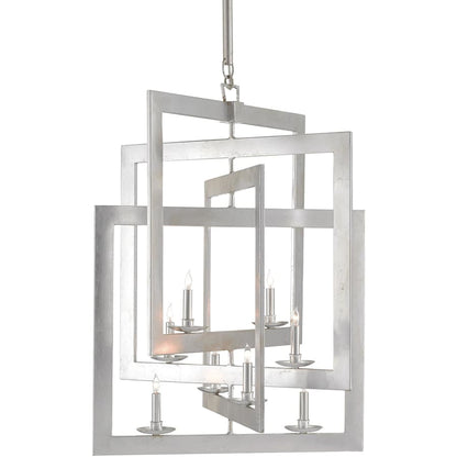Currey and Company Middleton 8 Light 28" Wide 3 Tier Candle Style Chandelier