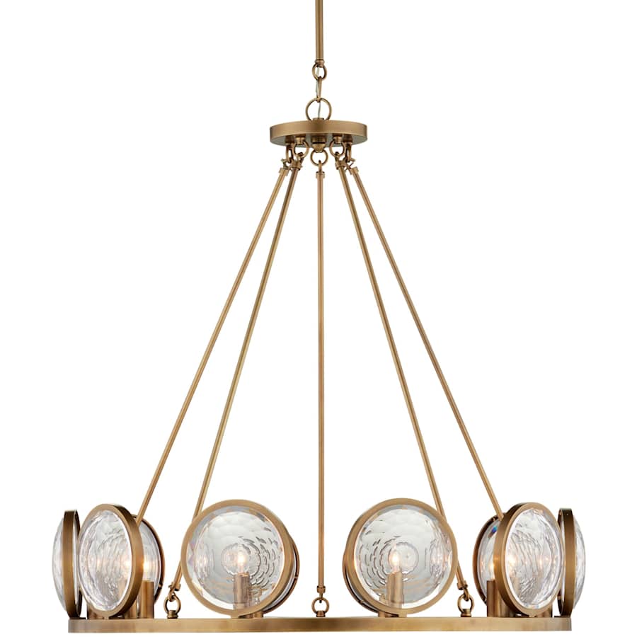 Currey and Company MarjieScope 10 Light 32" Wide Single Tier Crystal Chandelier