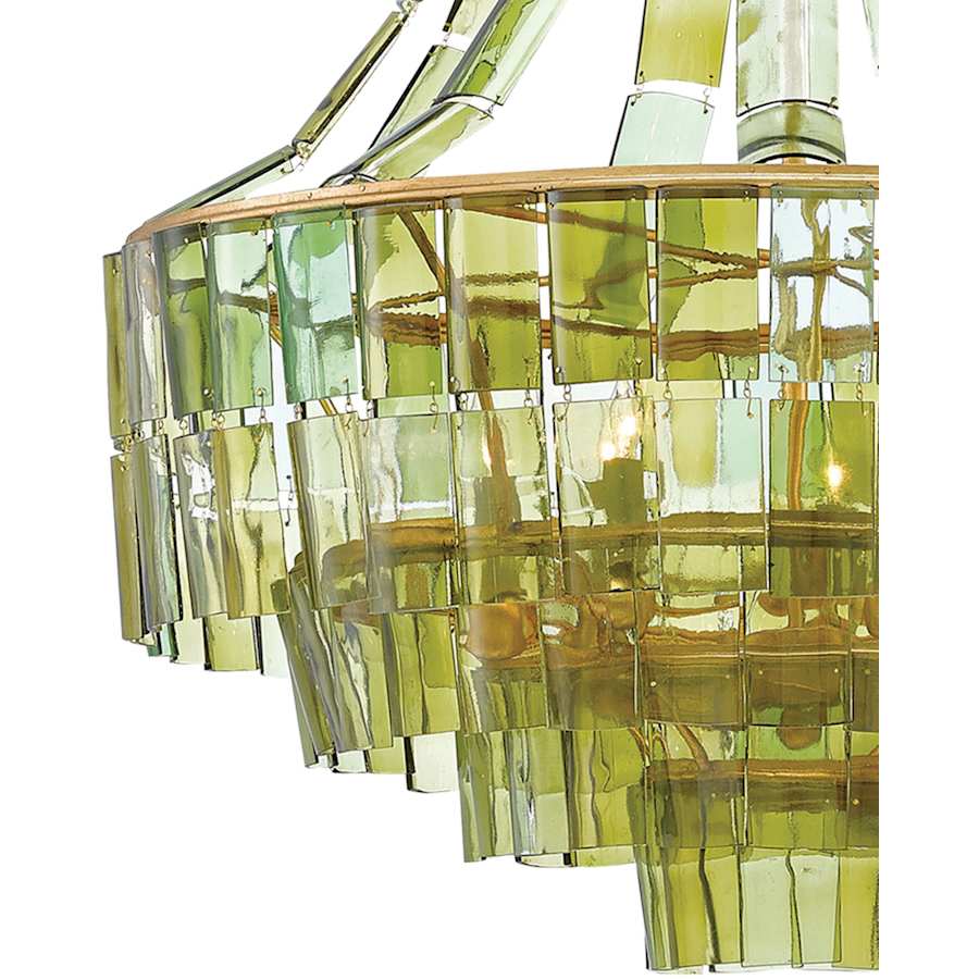 Currey and Company Vintner 7 Light 27" Wide Wrought Iron Empire Chandelier