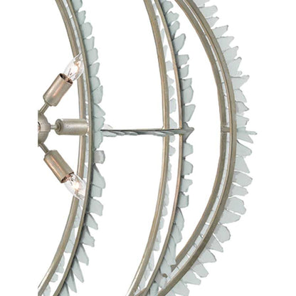Currey and Company Saltwater 9 Light 36-1/4" Wide Cage Chandelier