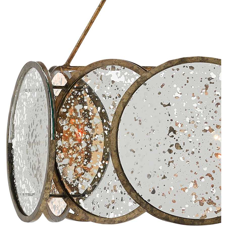 Currey and Company Oliveri 6 Light 34" Wide Drum Chandelier