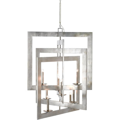 Currey and Company Middleton 8 Light 45" Wide Wrought Iron Chandelier