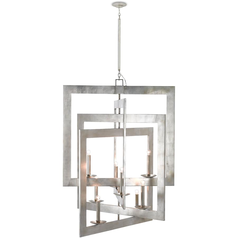 Currey and Company Middleton 8 Light 45" Wide Wrought Iron Chandelier
