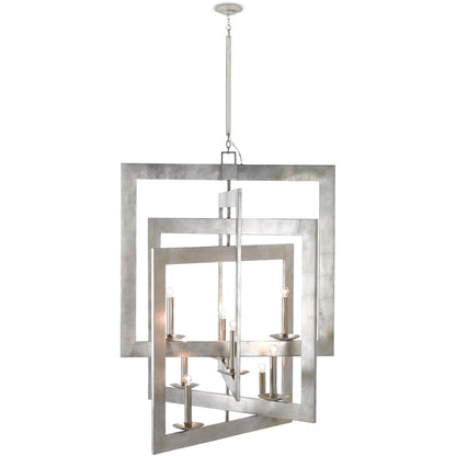 Currey and Company Middleton 8 Light 45" Wide Wrought Iron Chandelier