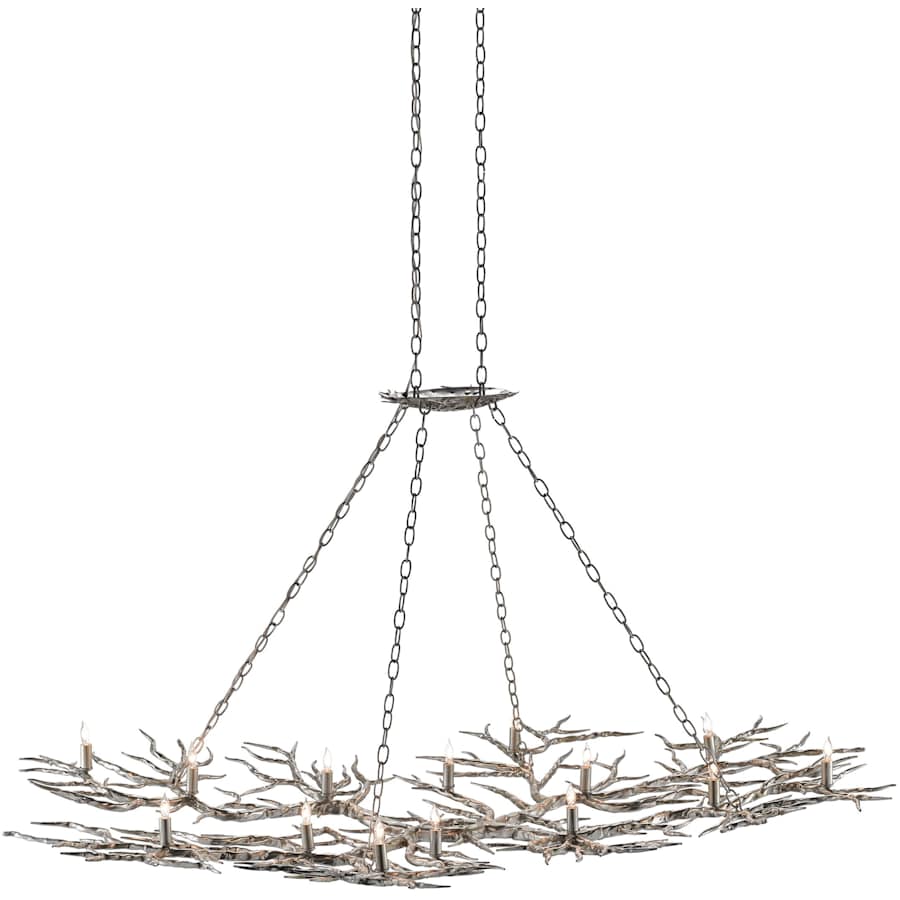 Currey and Company Rainforest 14 Light 74" Wide Chandelier