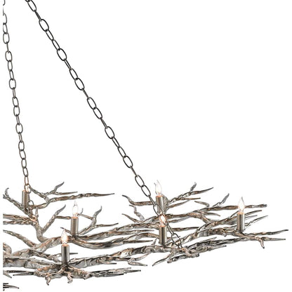 Currey and Company Rainforest 14 Light 74" Wide Chandelier